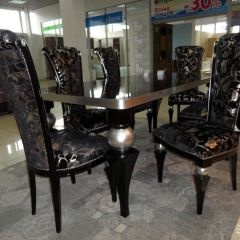 3224/TR Стол, черный с серебром СКИДКА 50% в Губахе - gubaha.mebel24.online | фото 2