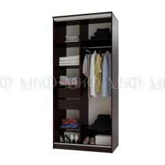 АЛЬЯНС Шкаф-купе (Дуб беленый, Венге) в Губахе - gubaha.mebel24.online | фото 4