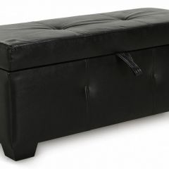 Банкетка-сундук Шерри College Black в Губахе - gubaha.mebel24.online | фото