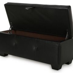 Банкетка-сундук Шерри College Black в Губахе - gubaha.mebel24.online | фото 3