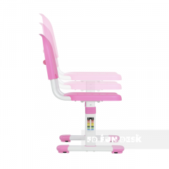 Комплект парта + стул трансформеры Cantare Pink в Губахе - gubaha.mebel24.online | фото 7
