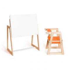 Детская растущая парта и стул Я САМ "Краски" (Оранжевый) в Губахе - gubaha.mebel24.online | фото 5