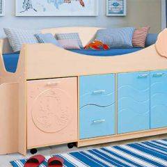 Набор мебели для детской Юниор -12.2 (700*1860) МДФ матовый в Губахе - gubaha.mebel24.online | фото 2