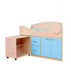 Набор мебели для детской Юниор -12.2 (700*1860) МДФ матовый в Губахе - gubaha.mebel24.online | фото 4