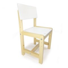 Детский растущий комплект стол и стул  Я САМ "Лофт" (Белый, Сосна) в Губахе - gubaha.mebel24.online | фото 5