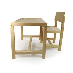 Детский растущий комплект стол и стул Я САМ "Лофт" (Береза, Сосна) в Губахе - gubaha.mebel24.online | фото 2