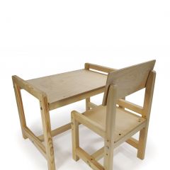 Детский растущий комплект стол и стул Я САМ "Лофт" (Береза, Сосна) в Губахе - gubaha.mebel24.online | фото 7