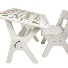 Детский растущий стол-парта и стул Я САМ "Умка" (Алфавит) в Губахе - gubaha.mebel24.online | фото 3