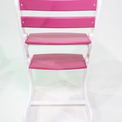 Детский растущий стул Конёк Горбунёк Комфорт (Бело-розовый) в Губахе - gubaha.mebel24.online | фото 5