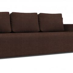 Диван Алиса 4 Shaggy CHOCOLATE - Teos Black в Губахе - gubaha.mebel24.online | фото