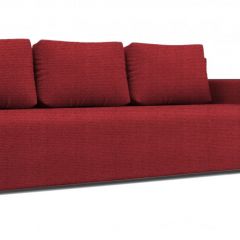 Диван Алиса 4 Shaggy RED - Teos Dark Brown в Губахе - gubaha.mebel24.online | фото