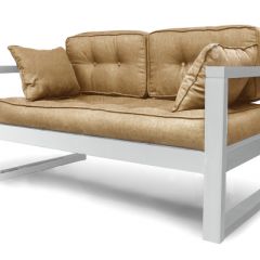 Диван двухместный DEmoku Д-2 (Беж/Белый) в Губахе - gubaha.mebel24.online | фото