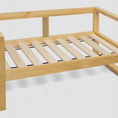 Диван двухместный DEmoku Д-2 (Серебристо-серый/Белый) в Губахе - gubaha.mebel24.online | фото 3