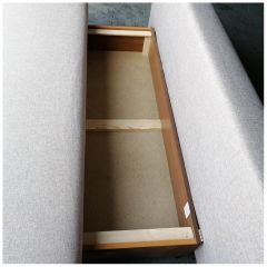 Диван-кровать Комфорт без подлокотников (4 подушки) BALTIC COFFE-LATTE в Губахе - gubaha.mebel24.online | фото 8