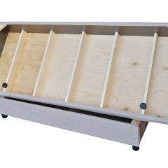 Диван-кровать Комфорт без подлокотников (4 подушки) BALTIC COFFE-LATTE в Губахе - gubaha.mebel24.online | фото 12