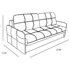 Диван-кровать "SMART" 1 СК (Kongo brown) в Губахе - gubaha.mebel24.online | фото 7