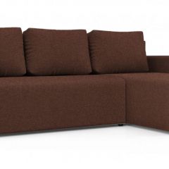 Диван угловой Алиса 3 Bahama CHOCOLATE - Teos Dark Brown в Губахе - gubaha.mebel24.online | фото