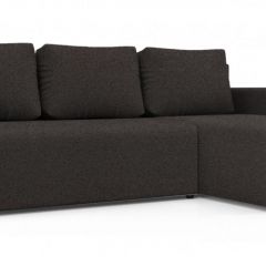 Диван угловой Алиса 3 Bahama GRAFIT - Teos Dark Brown в Губахе - gubaha.mebel24.online | фото