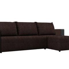 Диван угловой Алиса 3 Savana Chocolate - Teos Dark Brown в Губахе - gubaha.mebel24.online | фото