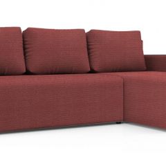 Диван угловой Алиса 3 Shaggy MAUVE - TEOS BLACK в Губахе - gubaha.mebel24.online | фото