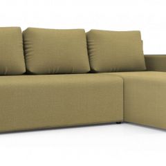 Диван угловой Алиса 3 Vital BANANA - Teos Dark Brown в Губахе - gubaha.mebel24.online | фото