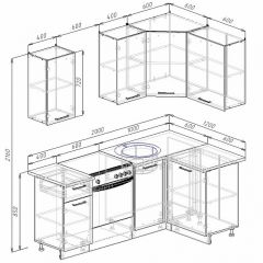 Кухонный гарнитур угловой Пайн 2000х1200 (Стол. 26мм) в Губахе - gubaha.mebel24.online | фото 2