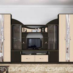 Гостиная Аллегро с 2 шкафами вариант-5 (венге/дуб белфорт) в Губахе - gubaha.mebel24.online | фото