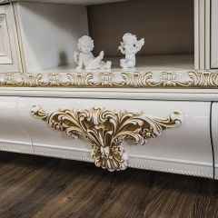 Гостиная Алсу 1+ТВ+1 (белый глянец) в Губахе - gubaha.mebel24.online | фото 3