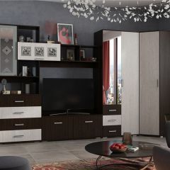 Гостиная Белла (модульная) венге/ясень белый в Губахе - gubaha.mebel24.online | фото 13