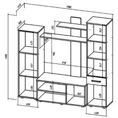 ИБИЦА Гостиная (ЯШС/ЯШТ) в Губахе - gubaha.mebel24.online | фото 2