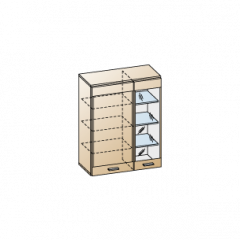 Гостиная Камелия Композиция 1 (Снежный ясень - серый) в Губахе - gubaha.mebel24.online | фото 9