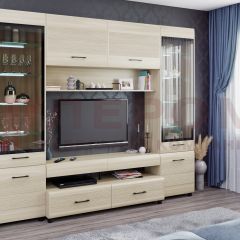 Гостиная Камелия Композиция 11 (Ясень Асахи) в Губахе - gubaha.mebel24.online | фото