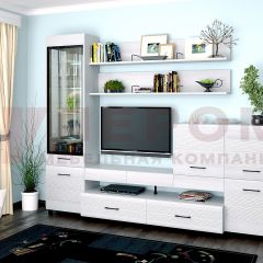 Гостиная Камелия Композиция 5 (Снежный ясень) в Губахе - gubaha.mebel24.online | фото