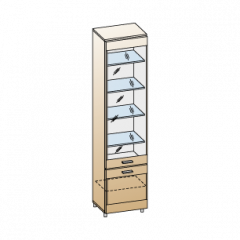 Гостиная Камелия Композиция 7 (Снежный ясень - серый) в Губахе - gubaha.mebel24.online | фото 3