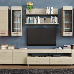 Гостиная Камелия Композиция 9 (Ясень Асахи) в Губахе - gubaha.mebel24.online | фото