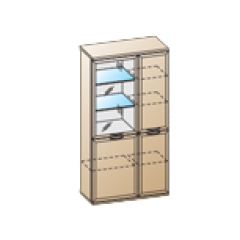 Гостиная Карина Композиция 24 (Гикори Джексон светлый) в Губахе - gubaha.mebel24.online | фото 2