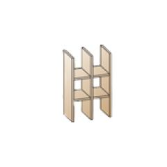 Гостиная Карина Композиция 6 (Ясень Асахи) в Губахе - gubaha.mebel24.online | фото 3