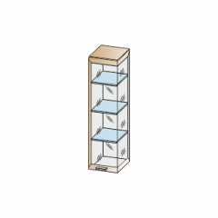 Гостиная Мелисса Композиция 8 (Акация Молдау) в Губахе - gubaha.mebel24.online | фото 3