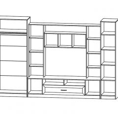 ПРАГА Гостиная (модульная) в Губахе - gubaha.mebel24.online | фото 2