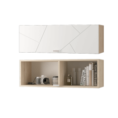 Гостиная Скайлайн (модульная) Дуб сонома/белый в Губахе - gubaha.mebel24.online | фото 6