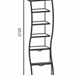 Киви №11 Пенал с 2мя ящ., (ЛДСП молочный дуб/лайм) в Губахе - gubaha.mebel24.online | фото 2