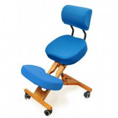 Коленный стул со спинкой Smartstool KW02В + Чехлы в Губахе - gubaha.mebel24.online | фото 2
