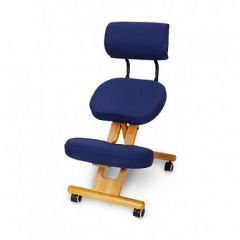 Коленный стул со спинкой Smartstool KW02В + Чехлы в Губахе - gubaha.mebel24.online | фото 3