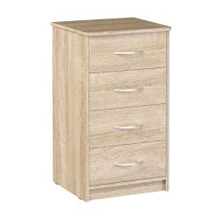 Комод 480 с 4-ящиками (Дуб сонома светлый) в Губахе - gubaha.mebel24.online | фото