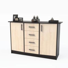 Комод К-2.1 (Венге/Дуб молочный) в Губахе - gubaha.mebel24.online | фото