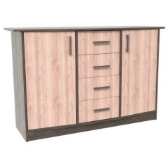 Комод К-2.1 (Ясень анкор/Дуб сакраменто) в Губахе - gubaha.mebel24.online | фото