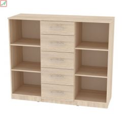 Комод "Калисто (K33)" ручка рейлинг в Губахе - gubaha.mebel24.online | фото 2