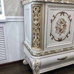Комод с Зеркалом Алсу (белый глянец) в Губахе - gubaha.mebel24.online | фото 9