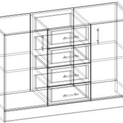 СОФИЯ Комод К1000 2Д (венге/дуб белфорт) в Губахе - gubaha.mebel24.online | фото 3
