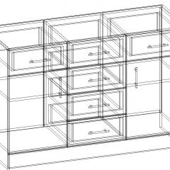 СОФИЯ Комод К1200 2Д (венге/дуб белфорт) в Губахе - gubaha.mebel24.online | фото 3
